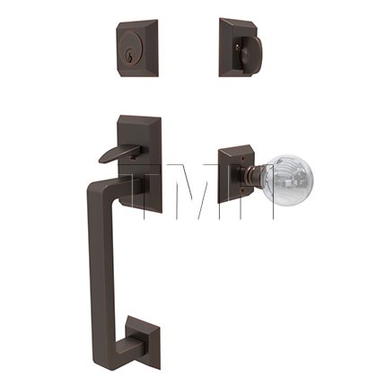 Emtek 4716BL Entry Set in Oil Rubbed Bronze Finish (US10B)