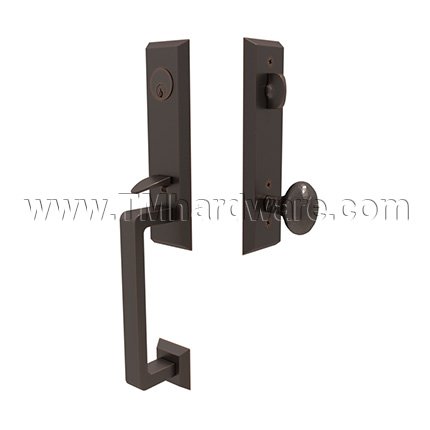 Emtek 4717HE Entry Set in Oil Rubbed Bronze Finish (US10B)