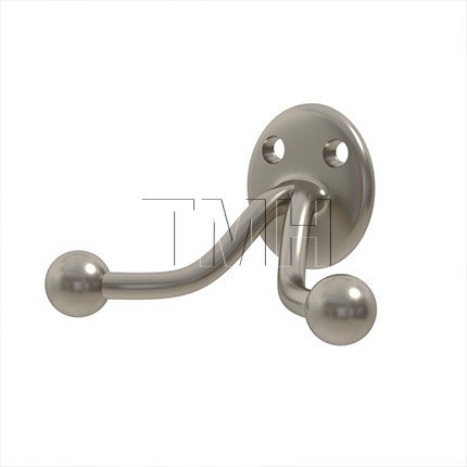 Emtek 2607 Traditional Brass Double Hook (US15A)