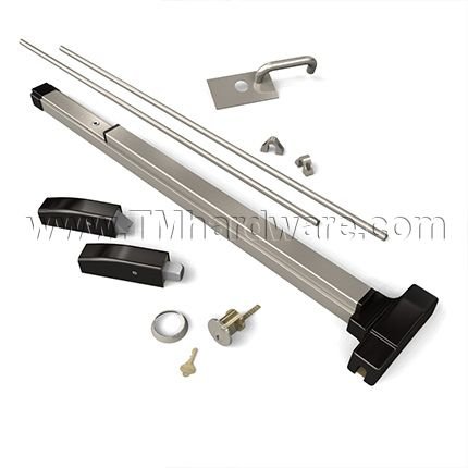 Falcon 19-V Surface Vertical Rod Exit Device - Night Latch Function and Trims