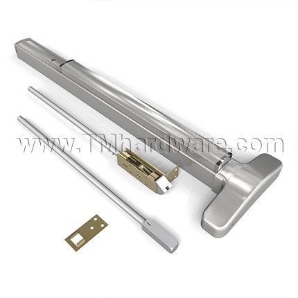 Falcon 24-C-EO Concealed Vertical Rod Exit Device, Narrow Stile, Heavy Duty, Metal Doors- Exit Only