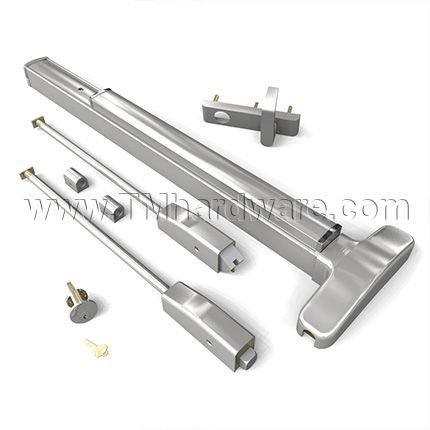 Falcon 24-V Surface Vertical Rod Exit Device, Narrow Stile, Heavy Duty - Cylindrical Functions and Trims
