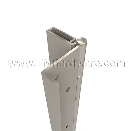 Hager 790-906 Continuous Hinge, Half Mortised With Edge Guard