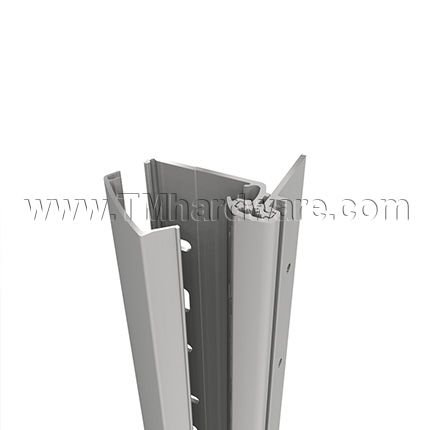 Ives 045XY Adjustable, Half Surface Continuous Hinge - Narrow Frame Leaf, Wide Door Leaf