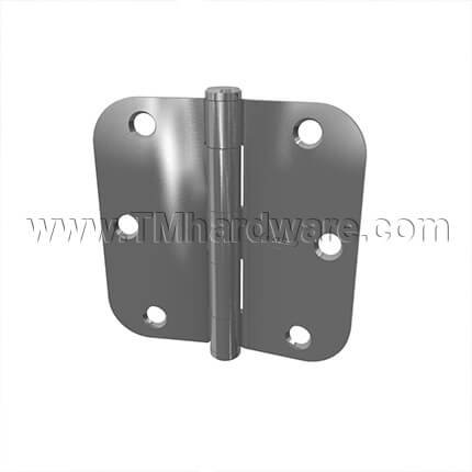 Ives 1011RP, Residential Steel Hinge, Plain Bearing, Full Mortised, 5/8" Radius, 3.5" x 3.5" - PACK OF 3
