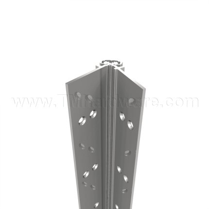 Ives 112XY Full Mortised Continuous Hinge, Narrow Frame Leaf, Narrow Door Leaf