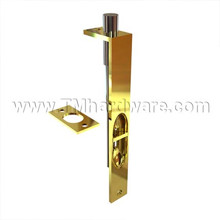 Ives 262 Flush Bolt in Polished Brass Finish (US3)