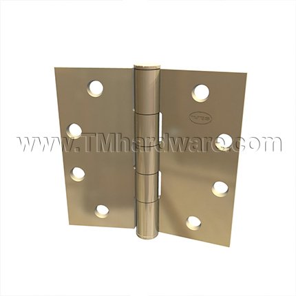 Ives 5PB1 5 Knuckle, Plain Bearing, Full Mortise, Brass Hinge