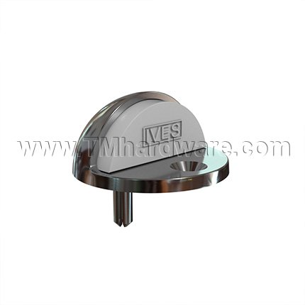 Ives FS436 Dome Stop in Satin Chrome Finish (US26D)