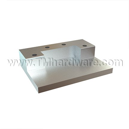 Ives MB1F Fire Rated Mounting Bracket For Coordinators, 5" Jamb Depth, 1-1/2" - 2-1/4" Stop Width, Aluminum Painted (689) Finished