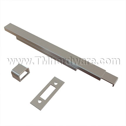 Ives SB1600M2 Surface Bolt in Aluminum Painted Finish (689) - Mortised Strike