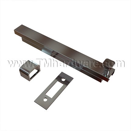 Ives SB1630 Surface Bolt, Steel in Satin Chrome Finish (US26D) - Mortized Strike