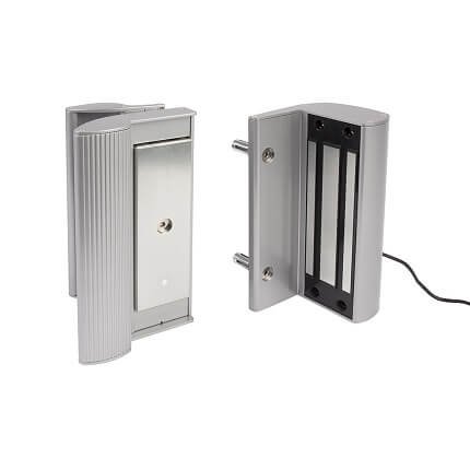 Locinox Gate Lock MAG, Electromagnetic Lock with Integrated Push / Pull Handles