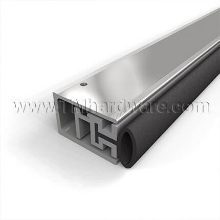 NGP 1038N Door Gasket, 1.25" Aluminum Casing with Adjustable .25" Neoprene Bulb Seal