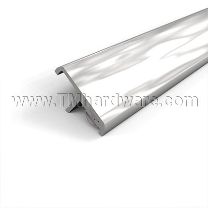 NGP 158N Overlapping Meeting Stile for Beveled Edge Doors, 1.375" Aluminum 'T' Shaped Casing with NGP-TPV Seal