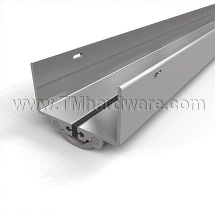 NGP 816V Door Shoe Sweep , U Shaped Aluminum Casing with Thermal Break, .5" Vinyl Seal