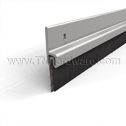 NGP C697 Door Gasket, .75" Aluminum Casing with .5625" Nylon Brush Seal and EPDM Rubber Insert