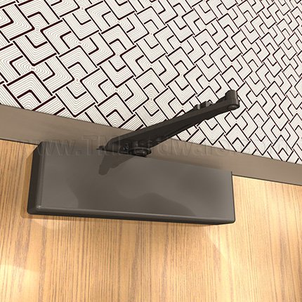 Norton 7500H, Hold Open, Door Closer, Surface Closer, Tri-packed: regular, parallel or top jamb (to 3" reveal), Dark Bronze Painted Finish