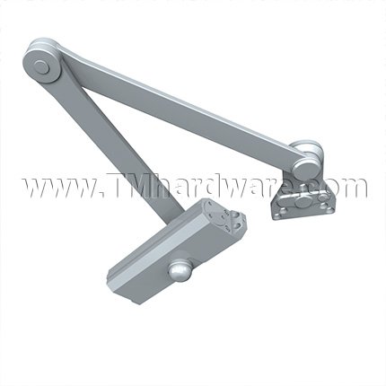 Norton 1601SS, Door Closer, Surface Closer, Corrosion Resistant, Regular or top jamb to 3" reveal, Adjustable Size 1-6, Aluminum Painted Finish