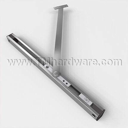 Norton Checkmate 10 Series, Adjustable, Surface, Standard Duty, Stop And Holder, Friction, Aluminum Painted Finish