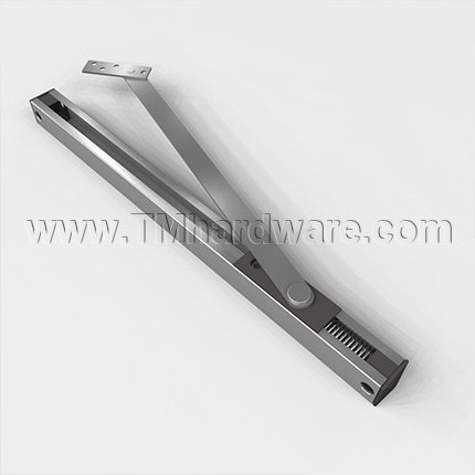 Norton Checkmate 9 Series, Surface, Heavy Duty, Stop And Holder, Friction, Aluminum Painted Finish