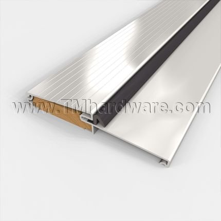 Pemko Fixed Door Threshold, 4.56" wide,  Aluminum with Kerf Seal