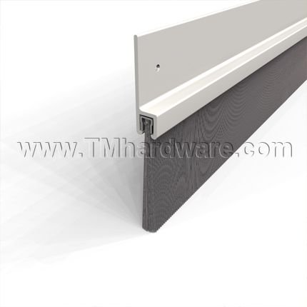 NGP G610 Door Sweep and Perimeter Gasket, 1.375" Aluminum Casing with 1.75" Nylon Brush