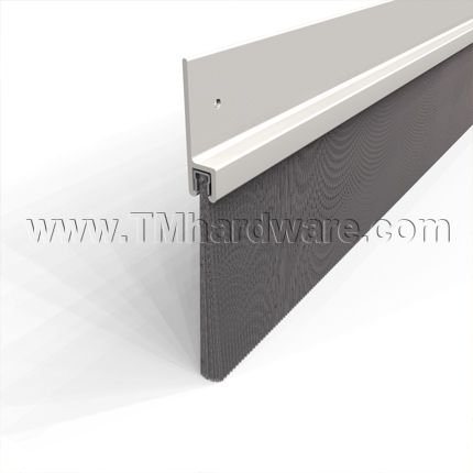 Pemko #18250 Door Sweep, 1.375" Aluminum Casing with 2.5" Nylon Brush