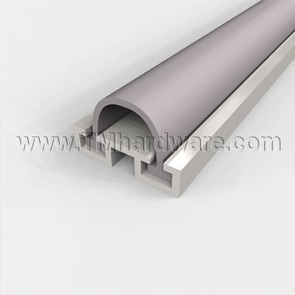 Pemko #313 Meeting Stile, Mortised Aluminum with EPDM Bulb Seal