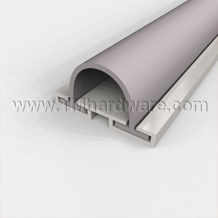 Meeting Stile, 1.375" Aluminum Track with EPDM Bulb Seal, .75" Clearance