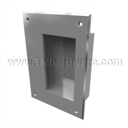 Rockwood #94BTB Flush Door Pull (Pair), Back To Back Mounting - 3.5" x 5"