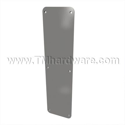Rockwood 70RC Push Plate, Round Corner, Standard Guage .050" Thick