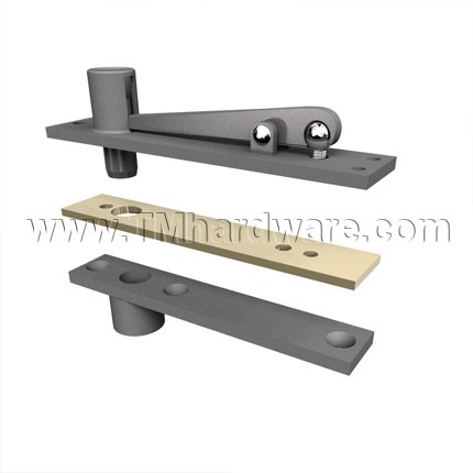 Norton 340, Door Closer Pivot, Center Hung Top Pivot, Standard Duty, Bright Brass Finish