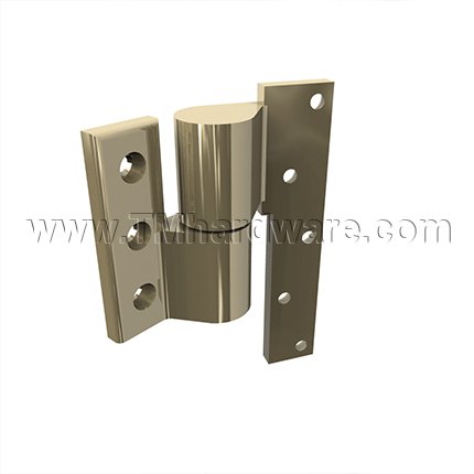 Norton 319, Door Closer Pivot, Intermediate Pivot, Half Mortise, 3/4" Offset, Bright Brass Finish