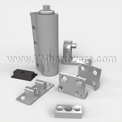 Rixson 354 Series, Door Closer, Interior Gate Closer, Double Acting, Aluminum Painted Finish