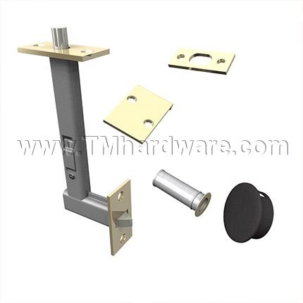 Rockwood Automatic Flush Bolt with Bottom Fire Bolt for Wood Core and Composite Doors #2960