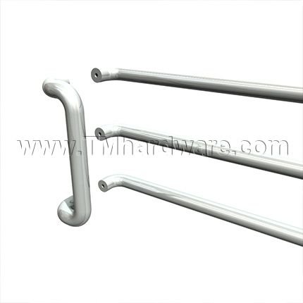 Rockwood Tubular RM251-3 - RM252-3 Offset Push / Pull Set with Triple Push Bar and a 1.25" Diameter, Pull - up to 18" CTC, Push Bar - up to 36" CTC