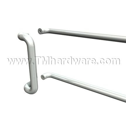 Rockwood Tubular RM251-2 - RM252-2 Offset Push / Pull Set with Double Push Bar and a 1.25" Diameter, Pull - up to 18" CTC, Push Bar - up to 36" CTC