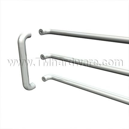 Rockwood Tubular RM351-3 - RM352-3 Straight Push Pull Set with Triple Push Bar and a 1.25" Diameter, Pull - up to 18" CTC, Push Bar - up to 36" CTC