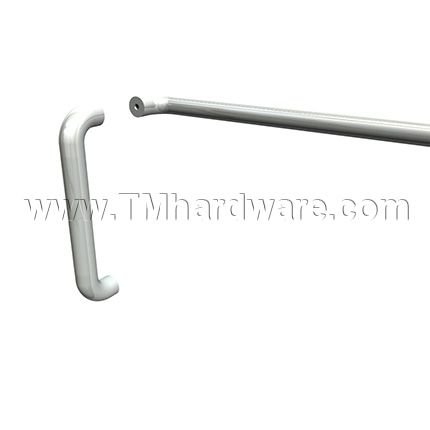 Rockwood Tubular RM351 - RM352 Straight Push Pull Set with a 1.25" Diameter, Pull - up to 18" CTC, Push Bar - up to 36" CTC