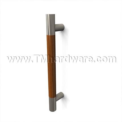 Rockwood ArborMet RM4020 1.50" Dia. Wood Grip Zone Straight Pull with Contrasting Flat Ends, up to 48" OA