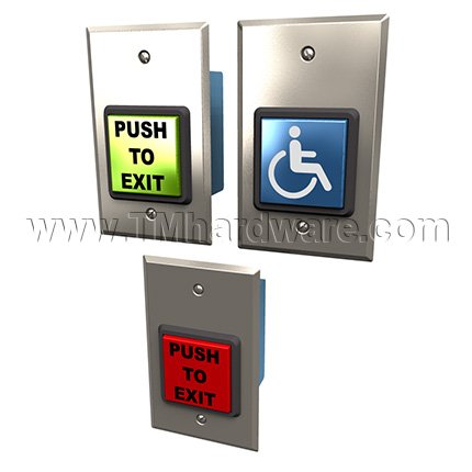 Securitron EEB Emergency Exit Buttons, Single Gang