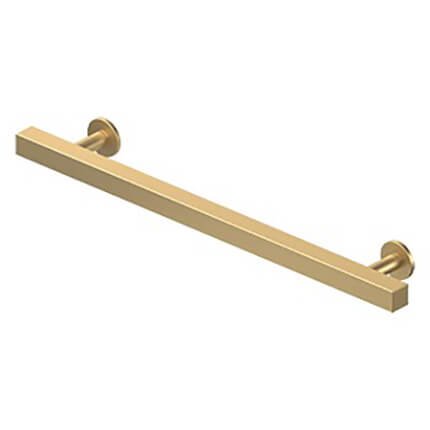 Deltana POM70 Pommel Cabinet Pull, Solid Brass, 7" Length