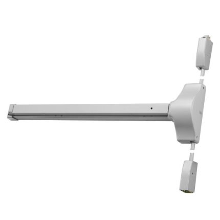 Accentra 1810-36 Surface Vertical Rod, Exit Device Panic Bar, Exit Only, Grade 1, 36" Door, Aluminum Painted Finish