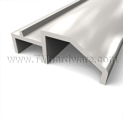 Zero #168 Custom Threshold, End Component, Aluminum or Bronze, 1.313" Width, .75" Height