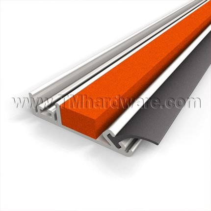 Zero #383FS Meeting Stile, Surface Mounted, Aluminum with Fire-Stop and Neoprene