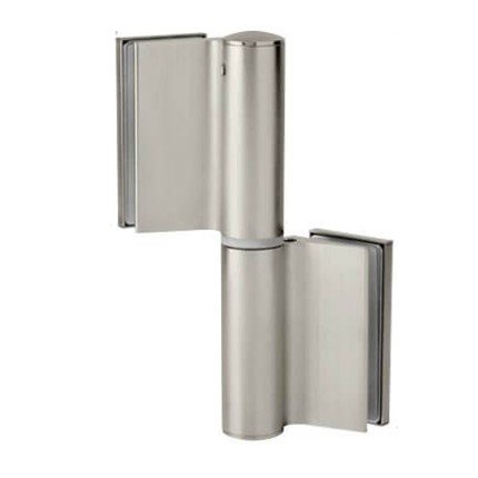 Assa Abloy HYD-HINGE Hydraulic Hinge For Glass Doors, Glass To Glass Mount, Standard Closer