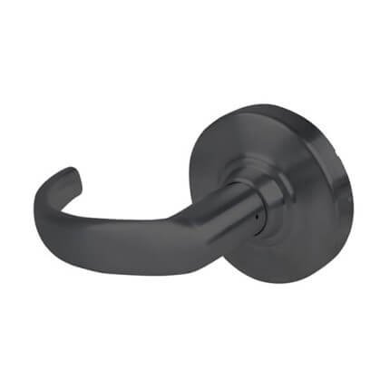 Schlage Sparta Door Handle, Mechanical Door Handle, ND Series, Non-Keyed Function, Single Dummy Trim, Flat Black Finish