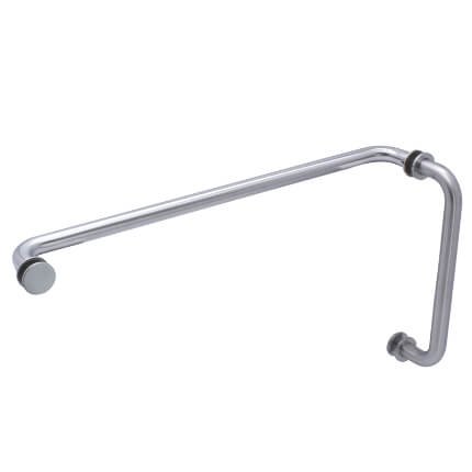 FHC 8" Pull 18" Towel Bar Combo With Metal Washers, Satin Nickel (US15) Finished