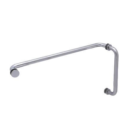 FHC 8" Pull 22" Towel Bar Combo With Metal Washers, Satin Nickel (US15) Finished